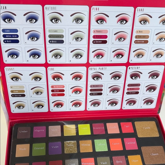 Malibu Other - Malibu Glitz All Round Beauty 52 Color Eye Shadow Contour Beauty Palette New